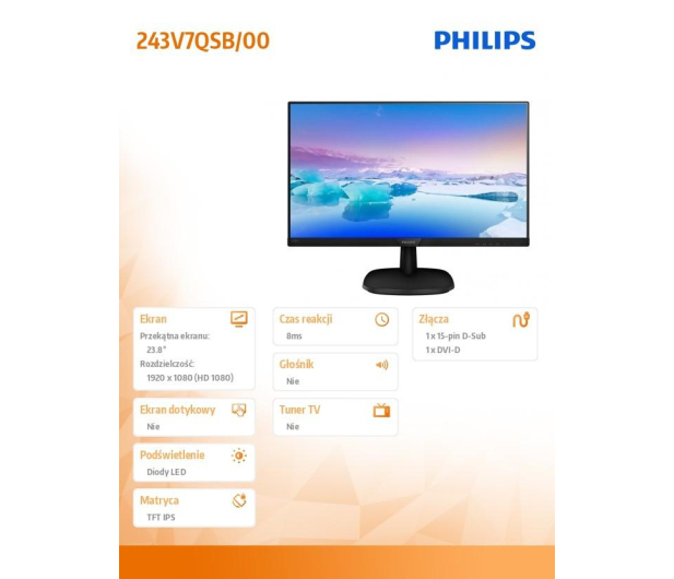 Philips 243V7QSB/00 - 372358 - zdjęcie 5